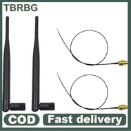 null 6dBi 2.4GHz 5GHz Dual Band WiFi RP-SMA Antenna + 1x 12cm U.fl IPEX Cable N8S5 null