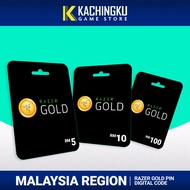 Razer Gold Pin MALAYSIA / MY - RM5 RM10 RM20 RM50 RM100 RM200 RM300 RM500