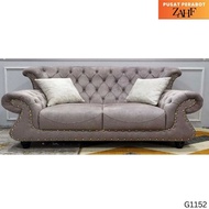 SOFA CHESTERFIELD 3+2+1 SEATER SOFA PREMIUM VELVET ANTI SCRATCH/EASY CLEAN Code G1152