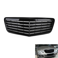 Front Bumper Grille Grill Fit Mercedes Benz W211 E350 500 07-09  Gloss Black
