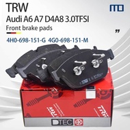 Audi brake pad Audi A6 A7 A8 D4 3.0TFSI Front brake pads 4G0698151M 4H0698151G*&-*