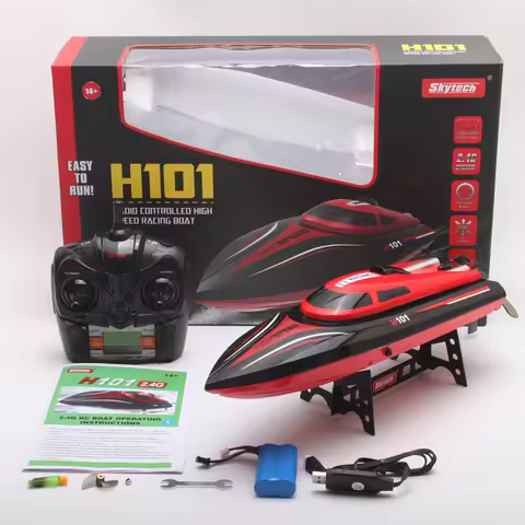 High Speed Racing Boat Model H100 H101 H102 H106 2.4g 150m Remote Control Distance 30km/h Mode Switc