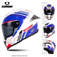 Soman H10 Street Fighter Full Face Helmet