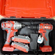 Yizhi Cordless Brushless combo set 21V cordless drill + 21V impact wrench #cssht