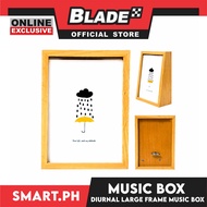 Diurnal Picture Frame Large Wooden Design with Music Box KY-160709