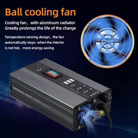 12V 24V Lithium Battery Charger 4S 7S 8S 40A 30A 25A 14.6V 29.2V 12.6V RV Forklift Car Scrubber Li-i