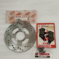 EGO/EGO S ( 3 IN 1 ORIGINAL ) FRONT DISC PLATE + DISC PAD + SCREW SET