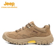 Jeep jeep jeep Hiking Men's Shoes Outdoor Anti-slip Wear-resistant Professional Hiking Shoes Men's N
