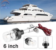 Marine Yacht Navigation Anchor Light 12 Inch 4500K Boat Sailing Light Fold Down LED Boat Stern Light