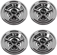 Dr.Acces Golf Cart 8" SS Wheel Covers Hub Caps, Set of 4PCS Fits on Yamaha Club CAR EZ-GO Golf Cart 
