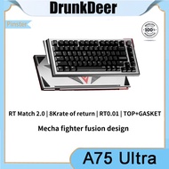 DrunkDeer A75 Ultra Aluminum Alloy Adjustable Soft Elastic RT PLUS Customized Esports Gaming Wired M