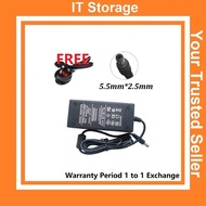 Premium Power Adapter / Pengecas Monitor LCD 12V 3A 12V 4A 12V 5A 5.5*2.5mm AC Adapter