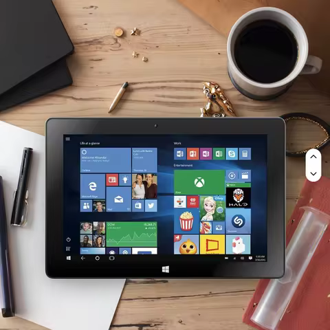 T10 10.1" Windows 10 Tablet PC 4GB DDR RAM 64GB ROM 64bit Intel Atom X5-Z8300 Quad Cores Dual Camear