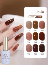 MIANEL 12ML 1-9PCS ขาย Maillard เต่า Amber GEL เล็บ ICE CLEAR เล็บ ฤดูใบไม้ร่วงเล็บฤดูใบไม้ผลิเล็บ