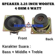 Speaker Mini Woofer 2.25 Inch 4 Ohm 8 Watt Middle Bass Double Magnet