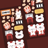 [DALZZI PLANET] Movie sticker / made korea sticker / diary sticker / daily sticker