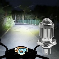 H4 H6 6000KLED   Lampu Hadapan LED Motosikal H4/H6 6000K Kuning-Putih Tinggi/Rendah