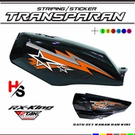 TRANSPARENT STRIPING STICKER YAMAHA RX KING LATEST VARIATION MOTIF A 50 STICKER MOTIF