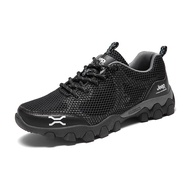 Jeep jeep Men's Shoes Net Shoes Summer Breathable Thin Style Sports Shoes 2023 New Style Black Mesh 