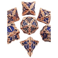 New Metal COC Role-Playing Dice Set TRPG Cthulhu DND Dungeons and Dragons D20Polyhedral board game d