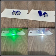 T10 4 Led Turn Signal Lights, Colorful Rotating Flash Mode, 2 Universal Motorcycle Accessories