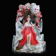 [Hoàn hảo] Cửu Vĩ Linh Hồ thần tượng Hán Bạch Ngọc Hồ Tiên nương nương Hồ Tam Thái Nhũ chân thân thủ