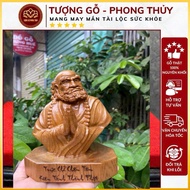 Statue of Dharma meditating for car and tea room with the meaning of concentration to help train the