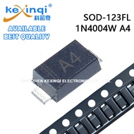 (50-200pcs) 1N4004W A4 SOD-123FL SMD Rectifier Diode and Surge Protection