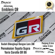 TOYOTA GR Writing Emblem Supra Yaris Corolla GR86TOYOTA GR Logo Emblem/ Rear Trunk Supra Yaris Corol
