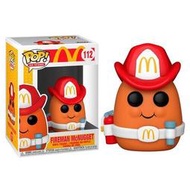 {克拉克玩具}FUNKO POP McDonald's 麥當勞 消防員雞塊 112