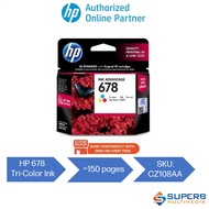 HP 678 Tri-Color Original Ink Cartridge [CZ108AA]