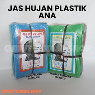 ANA Brand LDPE Plastic Raincoat 6 pcs 12 pcs Dozen Half Dozen 1 Dozen 1 Dozen 2 Dozen Long Sleeve Po