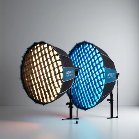 Nanlite Rapid 90CM 120CM Parabolic Softbox Bowens Mount Quick Installation Photography Light Accesso