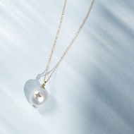 La Robe De La Mer -Necklace- Pearl×K18YG/K18PG×Chain K18YG/PG×Diamond 0.007ct