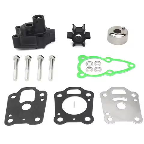 Water Pump Repair Kit For Outboard Mercury 2 2.5 3 4 5 6 HP 4& 2 Stroke Models- Includes Housing(161