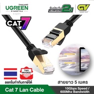 UGREEN รุ่น NW107 สายแลน Cat 7 Ethernet Patch Cable Gigabit RJ45 Network Wire Lan Cable Plug Connector ยาว 1-15M for Mac Computer PC Router Modem Printer XBOX PS4 PS3 PSP