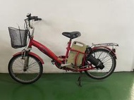 Jett ebike 二手 1紅 二手淑女車 電動自行車250瓦24V18AH 電動腳踏車