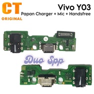Vivo Y03 Mic Charger PCB Connector Board - Flexible Flexible Flexible Connector Connector Cas Charge