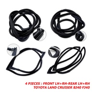 ยางขอบประตู ยางกันรอยประตู ยางกันกระแทกขอบประตู สีดำ สำหรับ Toyota Land Cruiser FJ40 FJ45 BJ40 45 HJ