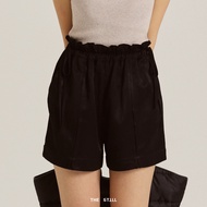 The Still - 003 Jenna Shorts : กางเกงขาสั้นเอวสูง elasticwaist&drawcord