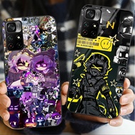 Murder Drones UZI 05 Glass Phone Case For POCO F3 F4 F5 M3 M4 M5 M6 4G X3 X4 GT NFC X5 X6 PRO 5G