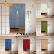 L(85*180CM)Door Curtain Fabric Partition Decorative Curtain Four Seasons Simple INS Household Bedroom Long Cover Hanging Cloth Punched-Free