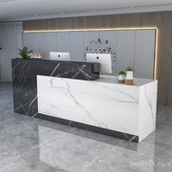 Beauty Cash Register Reception Costume Front Desk Bar Milk Tea Company Front Desk Paint Cash Registe