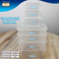 THINWALL PERSEGI PANJANG 200 ML  250 ML  300 ML ( 25 PCS)