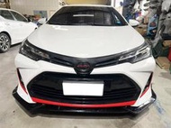 豐田 11.5代 X版 ALTIS 專用直上 水轉印卡夢 競速PLUS版 前下巴 前鏟 前定風翼 前擾流板 改裝下巴