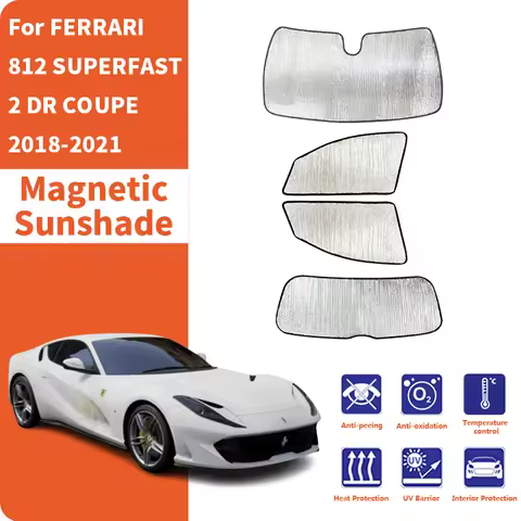 Car Window Sunshade Anti-UV Car Sun Window Visors Sunshade Covers Accessories For FERRARI 812 SUPERF