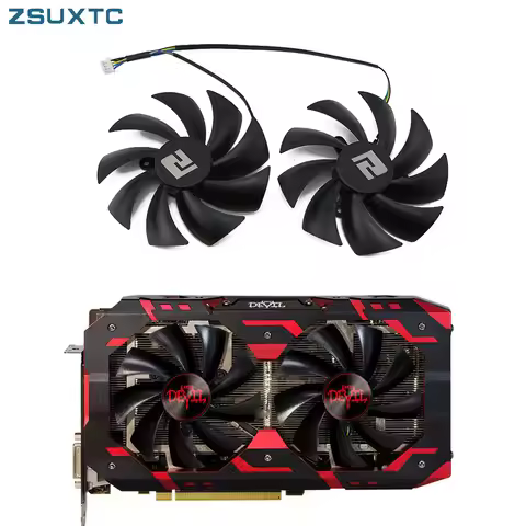 95mm PLD10015B12H 0.55A RX580 RX590 For POWERCOLOR DATALAND Radeon RX 580 590 Red Devil Golden Sampl