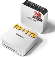 GEEKOM A7 MAX Mini PC with AMD Ryzen R9-7940HS (up to 5.2GHz), 16GB DDR5 RAM 1TB M.2 NVMe SSD, Mini 