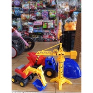 Children's construction toy set contains 2 sets with helmet ak105