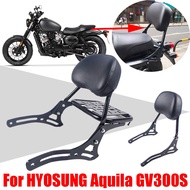 Motorcycle Rear Passenger Backrest Back Rest Luggage Rack Carrier Rack For HYOSUNG Aquila GV300S GV3